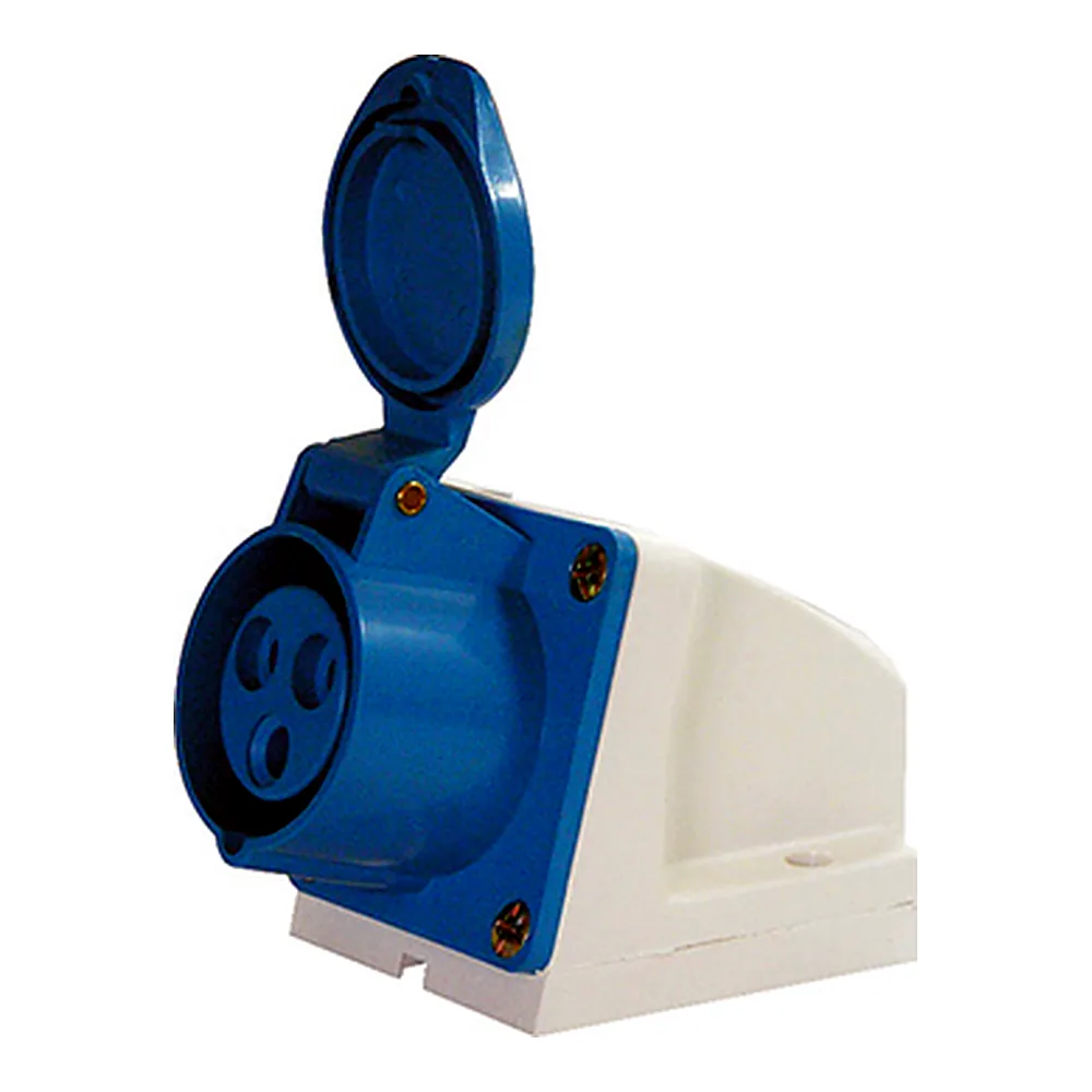 Силова розетка E.NEXT стаціонарна PRO SOCKET 4P 380В 32А p012005