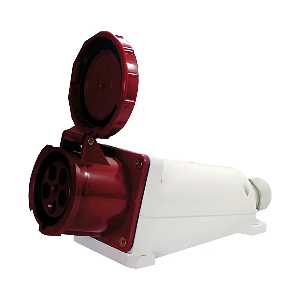 Силова розетка стаціонарна e.socket.pro.5.63 5P 380 В 63 А E.NEXT p012009