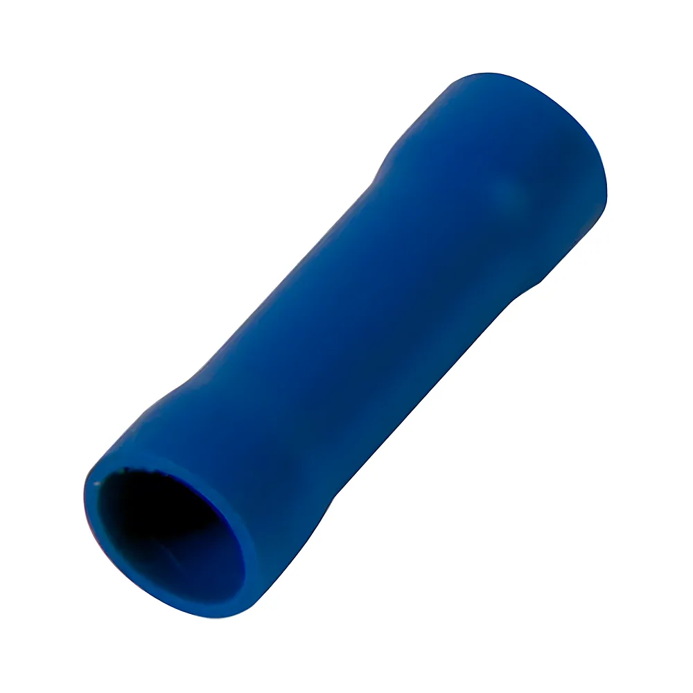 Гільза з'єднувальна ізольована e.splice.stand.rvt.2.blue 1,5-2,5 мм² синя (100 шт) E.NEXT s4036032