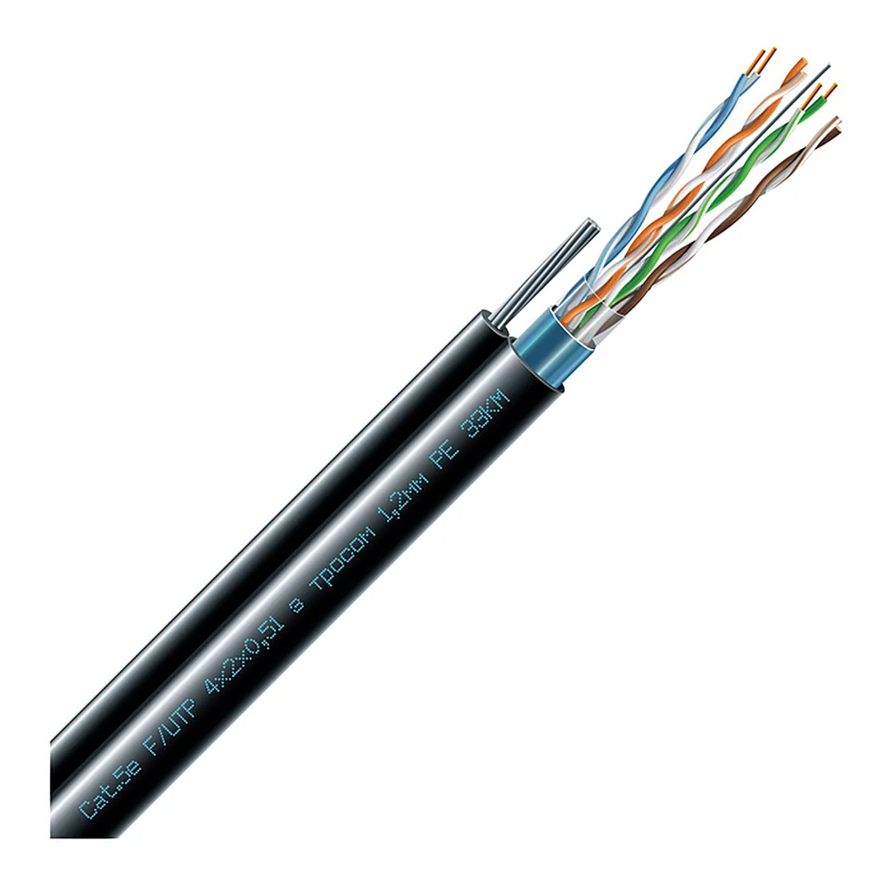 Кабель ЗЗКМ Category 5e F/UTP PE steel cord 4x2x24 AWG 70910401