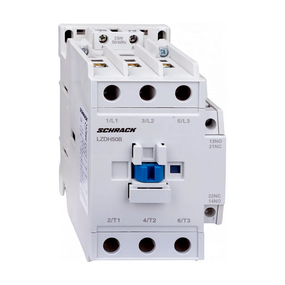 Контактор Schrack CUBICO High 3P 22kW 50A 1НЗ+1НО 230V AC LZDH50B3--