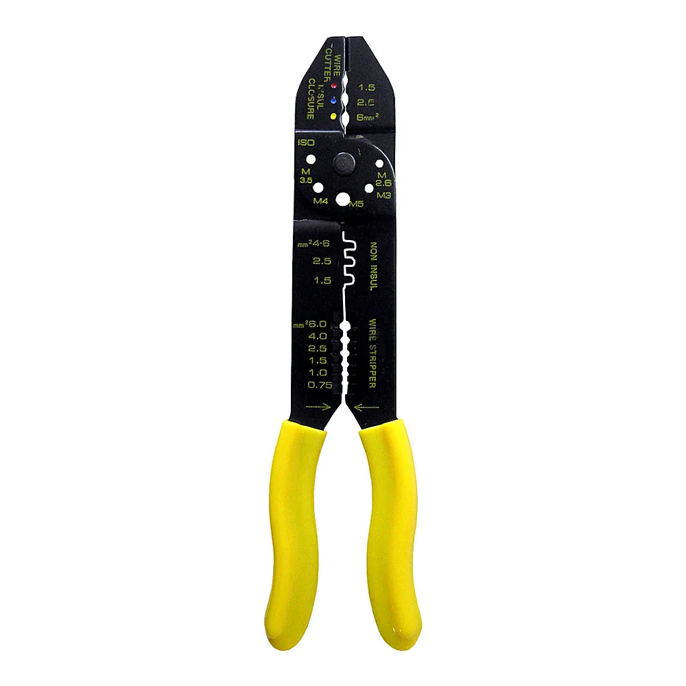 Інструмент для обтиску, різання та зачистки проводів E.NEXT e.tool.crimp.hs.313 t002016