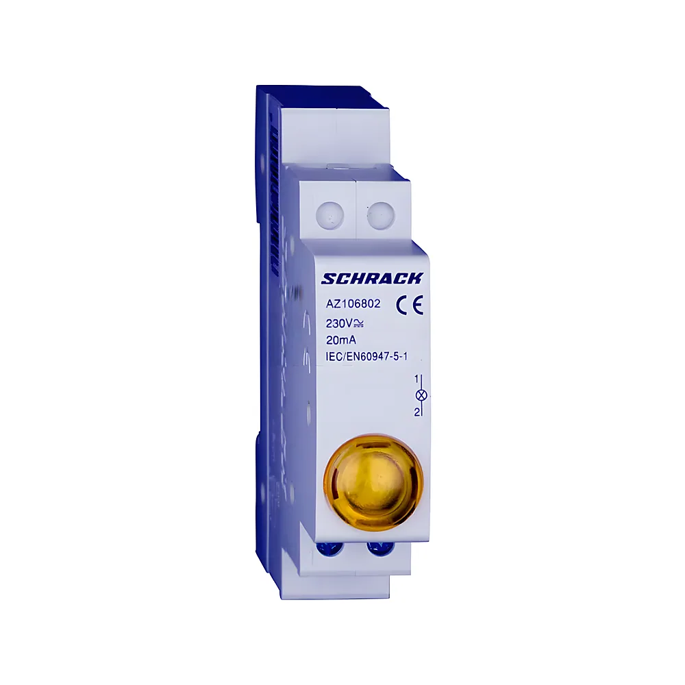 Індикатор LED модульний жовтий 230 В AC Schrack AZ106802