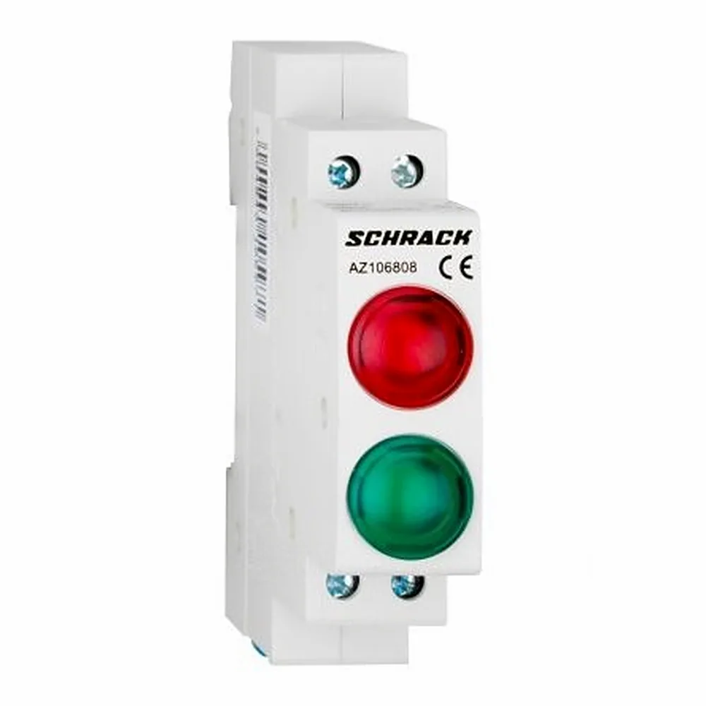 2-LED індикатор Schrack червоно-зелений 230В AC AZ106808--