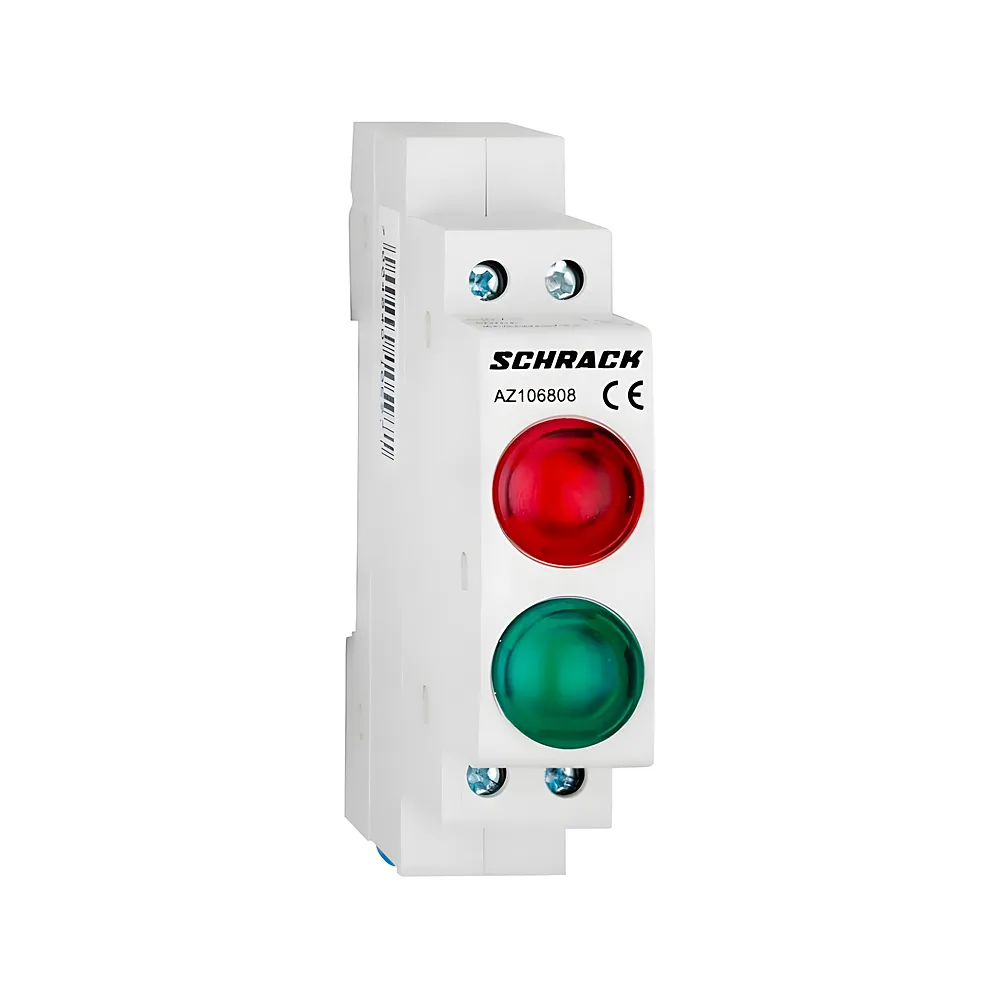 Індикатор LED модульний червоно-зелений 230 В AC Schrack AZ106808