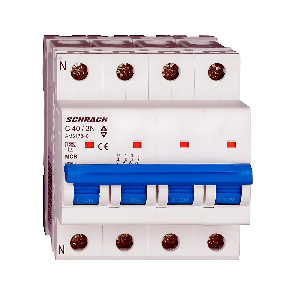 Автоматичний вимикач 3P+N C 40 А 6 кА Schrack AM617840