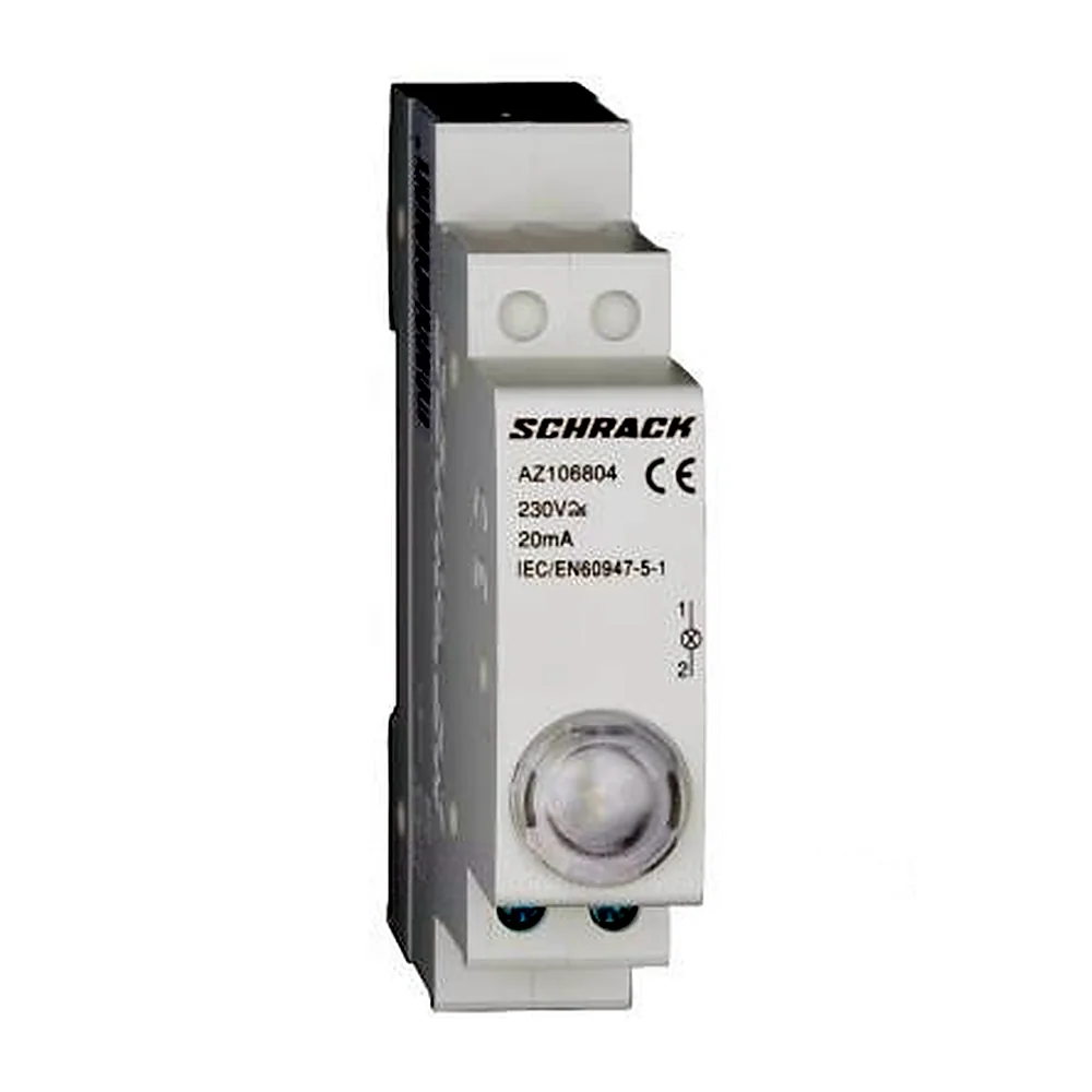 Модульний LED індикатор Schrack білий 230В AC AZ106804--