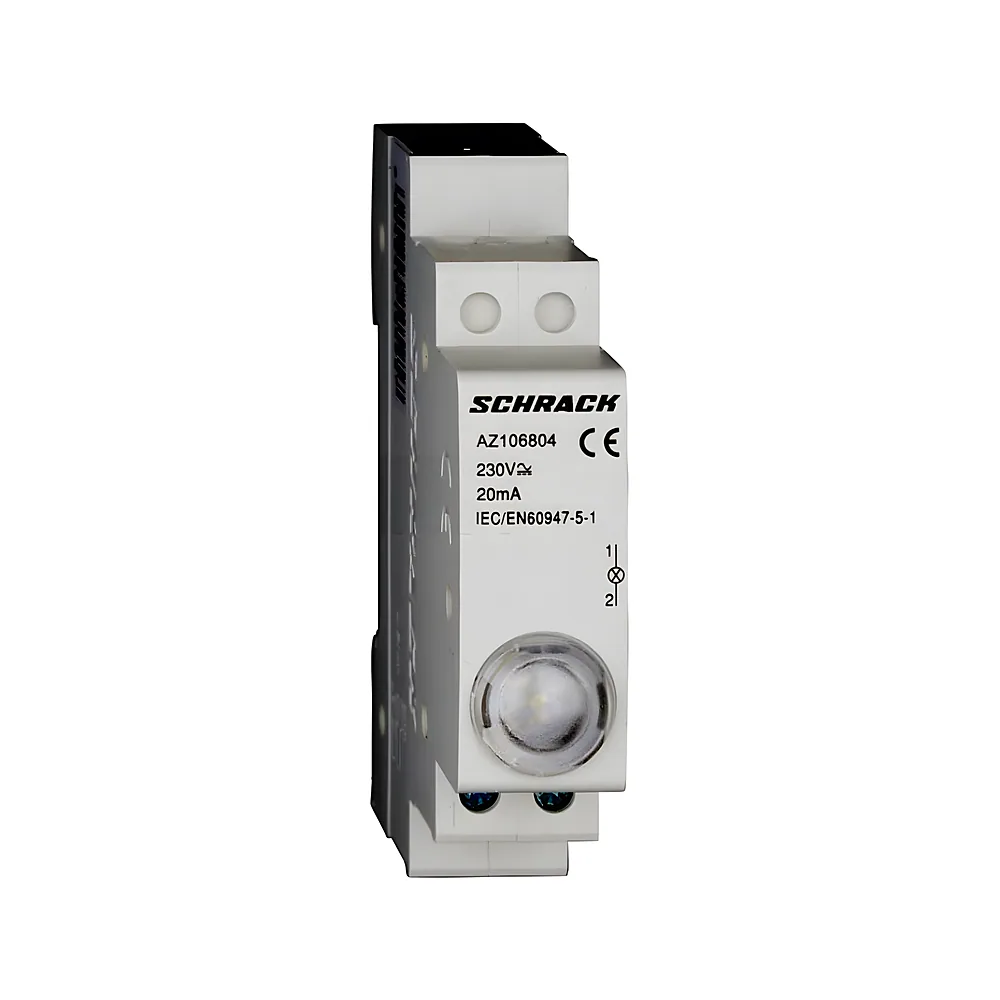 Індикатор LED модульний білий 230 В AC Schrack AZ106804