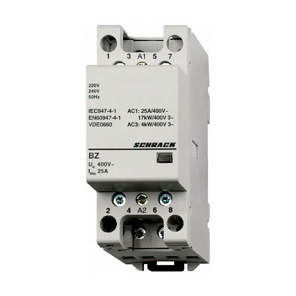 Контактор Schrack 25A 1NO+3NC 230V AC BZ326465--
