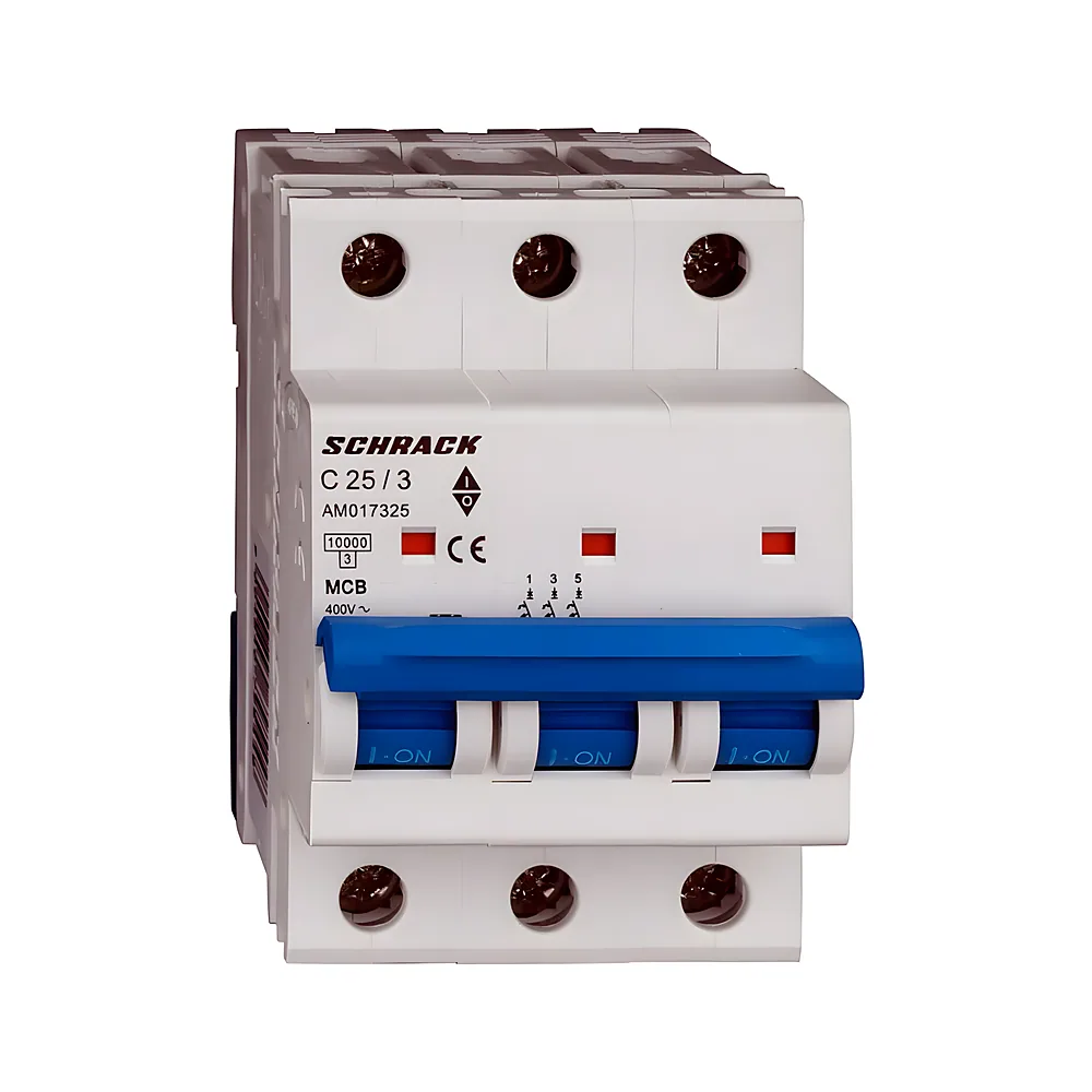 Автоматичний вимикач 3P 25 А 10 кА C Schrack AM017325