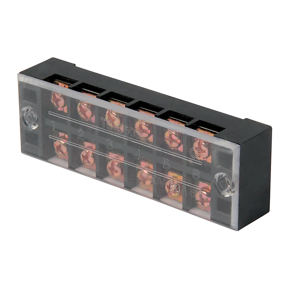 Клемна колодка E.NEXT e.tc.protect.60.6 60А 6 полюсів p056021