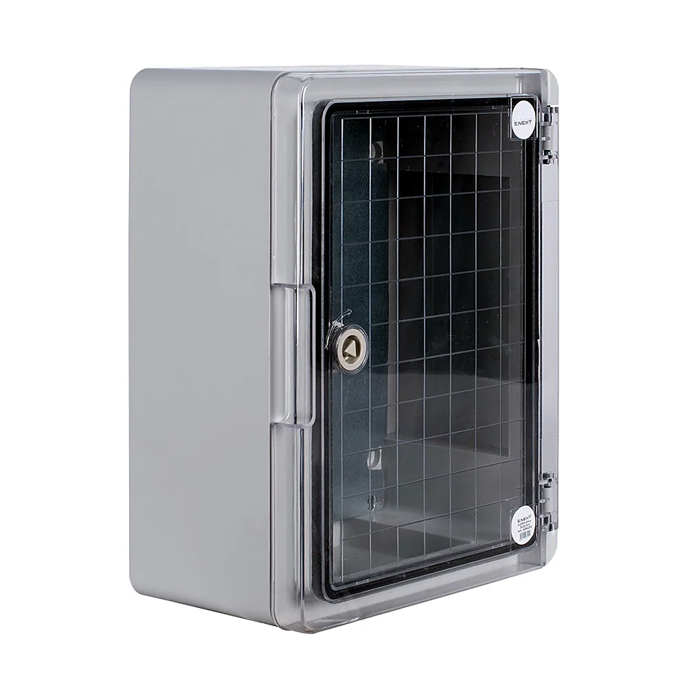 Корпус з ABS-пластику E.NEXT e.plbox.pro.p.33.25.14.tr 330x250x140 мм IP65 p084202