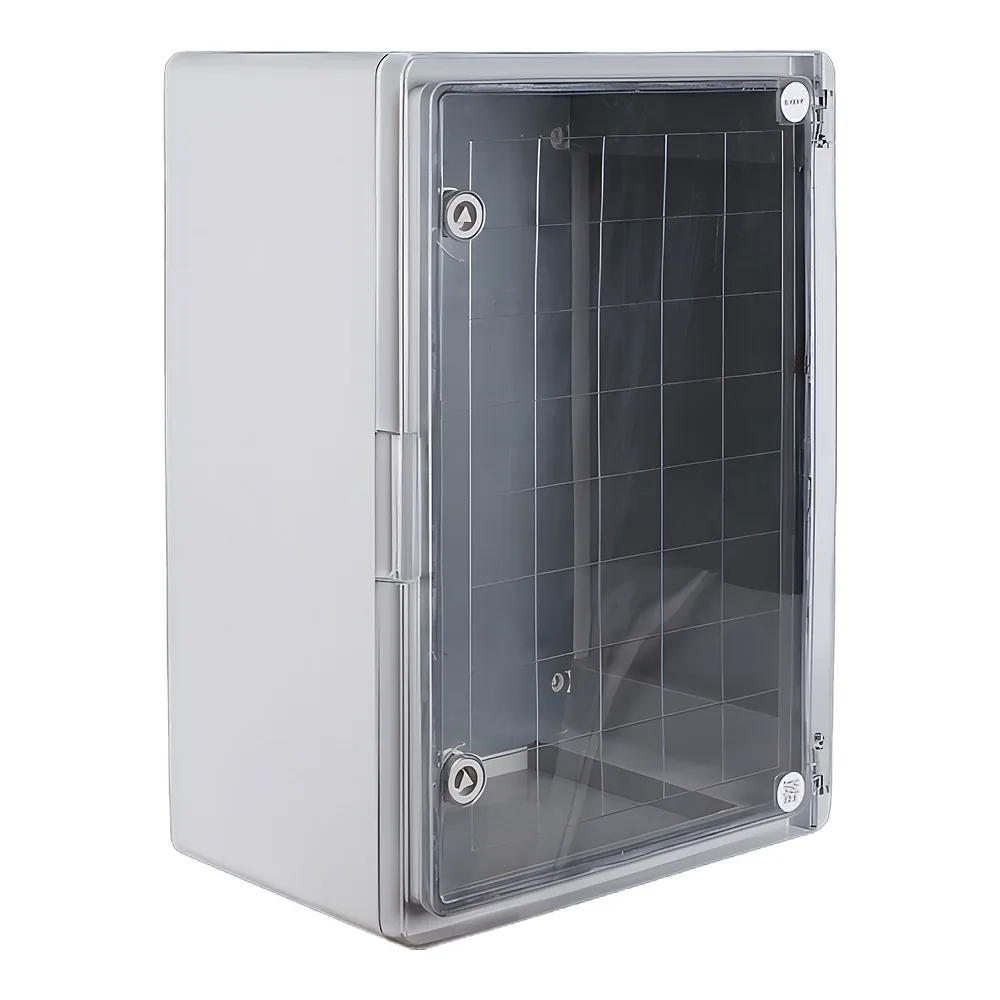 Щит з монтажною панеллю з ABS-пластику e.plbox.pro.p.60.40.20.tr 600х400х200 мм IP65 прозорими дверима E.NEXT p084207