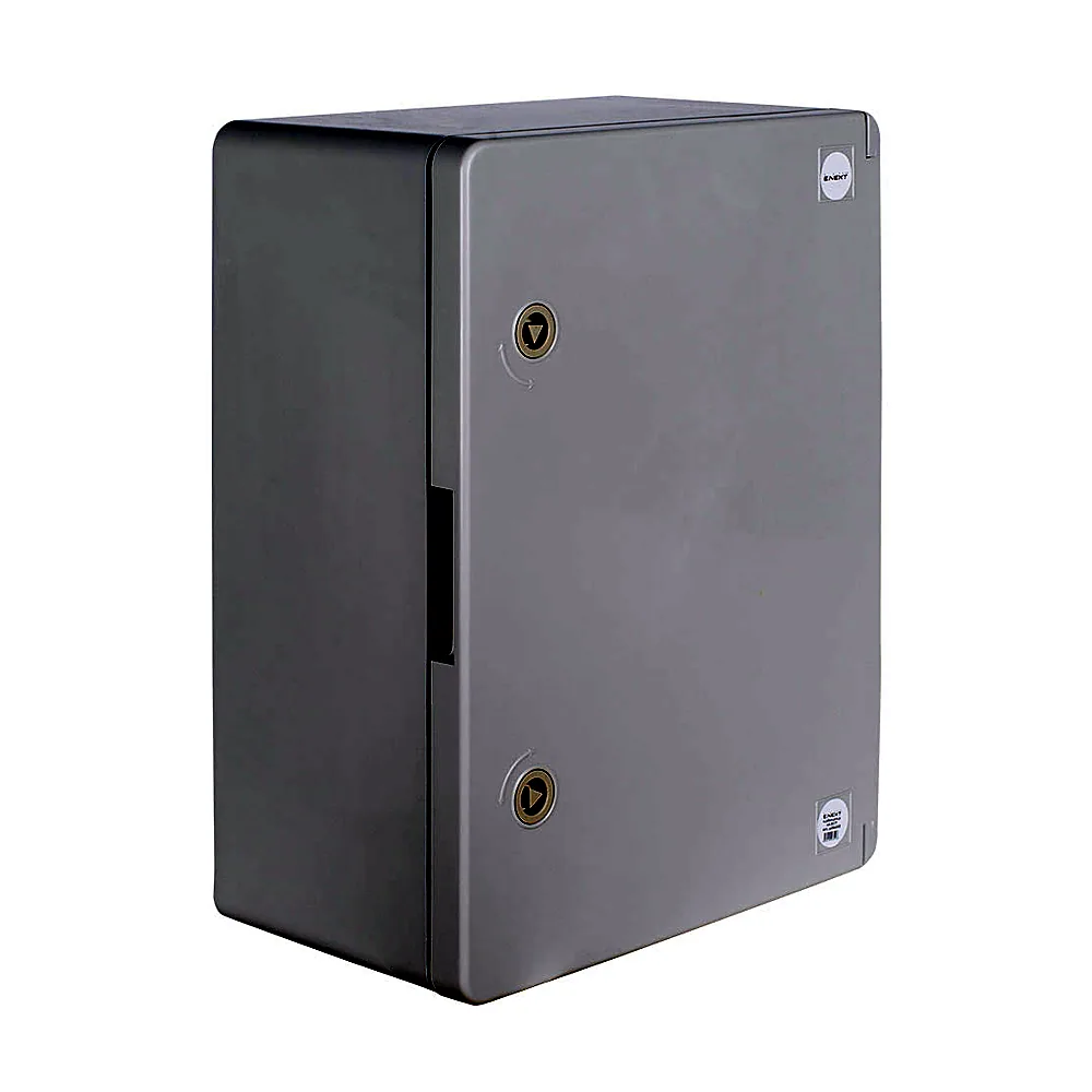 Корпус з ABS-пластику e.plbox.pro.p.40.30.21 з непрозорими дверцятами 400x300x210мм ІР65
