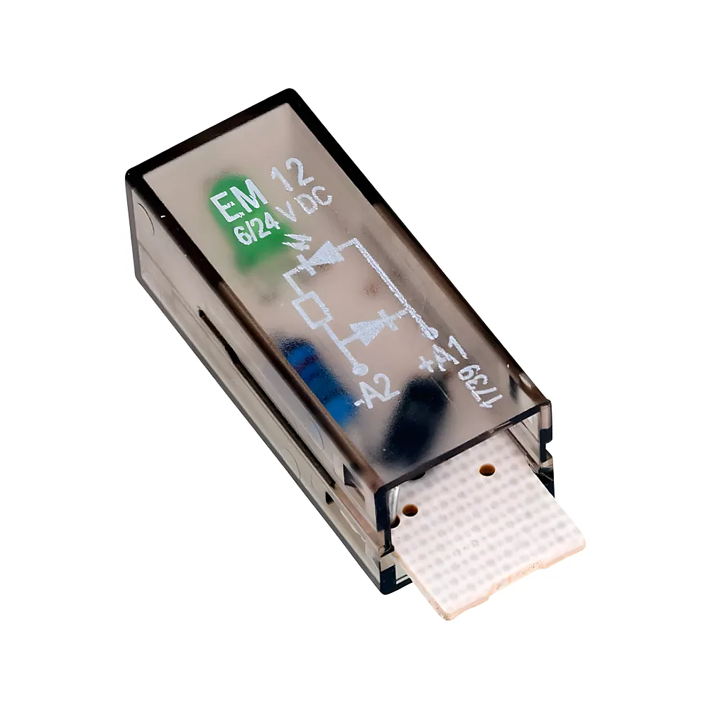 Модуль зеленого светодиода для гнезд YPT/PT/YRT/RT 6-24 В DC диод (А1+А2-) Schrack YMLGD024
