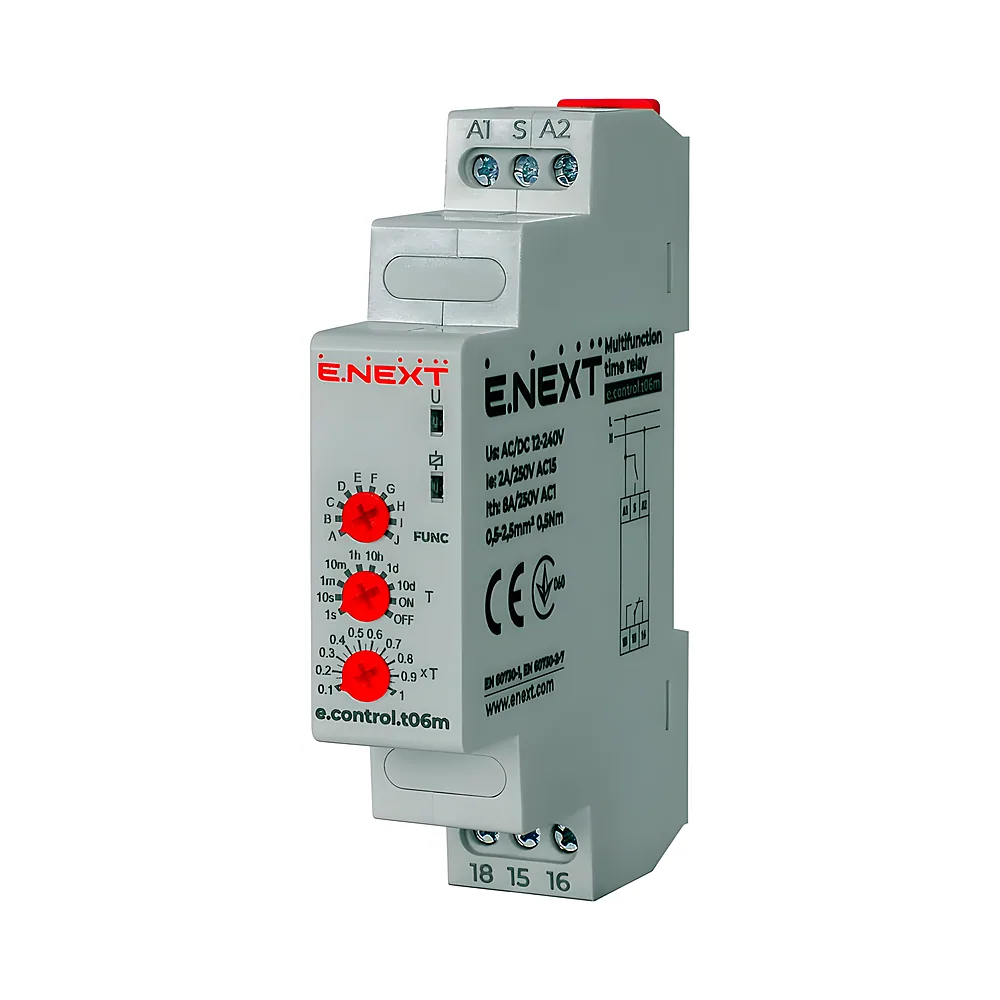 Реле часу e.control.t06 м багатофункціональне E.NEXT p0690012