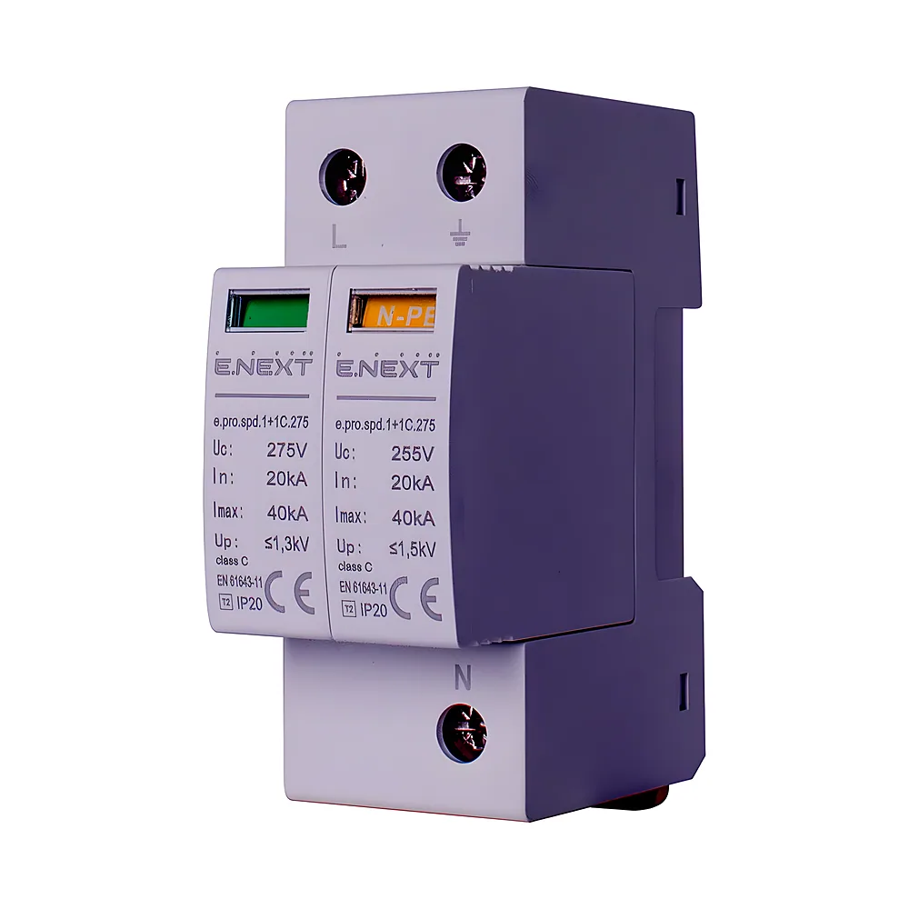 Обмежувач імпульсних e.pro.spd.1+1C.275 1P+NPE клас C E.NEXT p076015