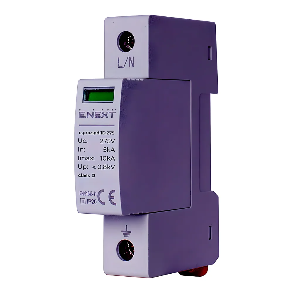 Обмежувач імпульсних e.pro.spd.1D.275 1P клас D E.NEXT p076009