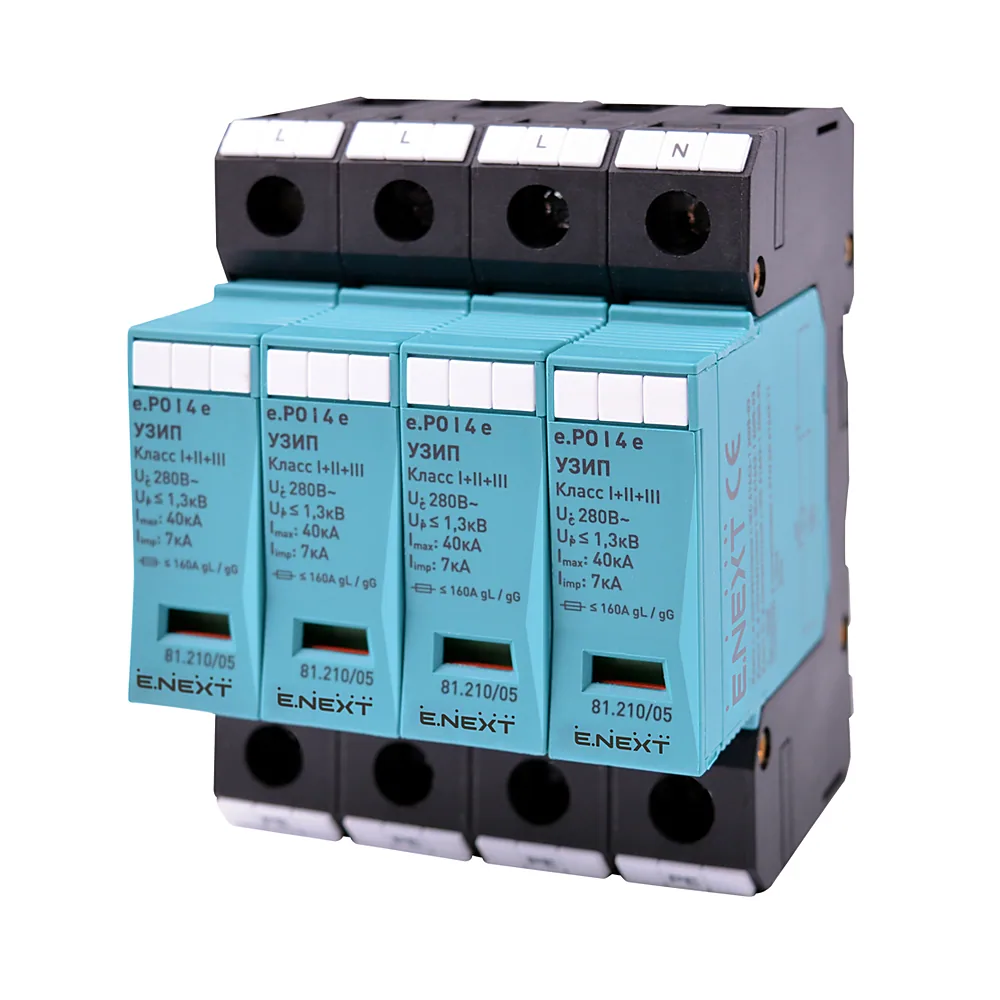ПЗІП e.PO I 4 e 280V/7kA клас I+II+III, 4 полюса