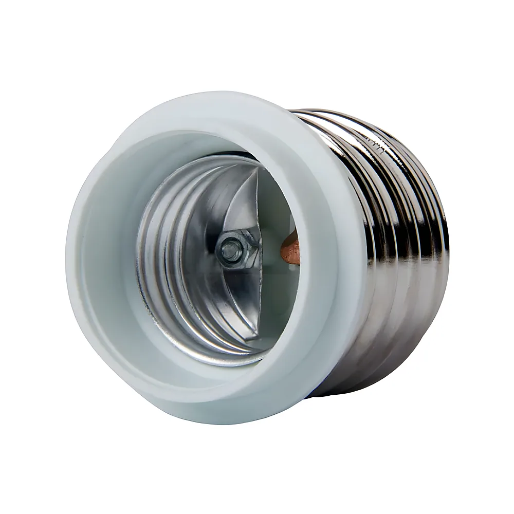 Перехідник e.lamp E40/E27 пластиковий білий E.NEXT s9100020