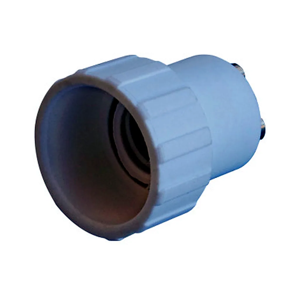 Перехідник E.NEXT e.lamp GU10/E14 пластиковий білий s9100043