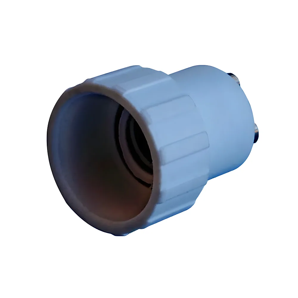 Перехідник e.lamp.adapter.GU10/E14 з патрона GU10 на E14 пластиковий білий E.NEXT s9100043