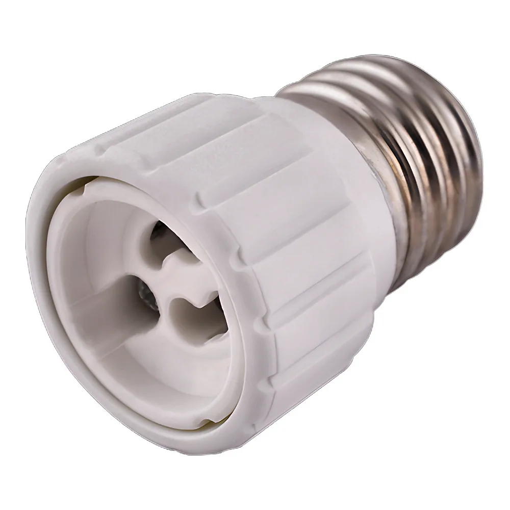 Перехідник e.lamp E27/GU10 пластиковий білий E.NEXT s9100041