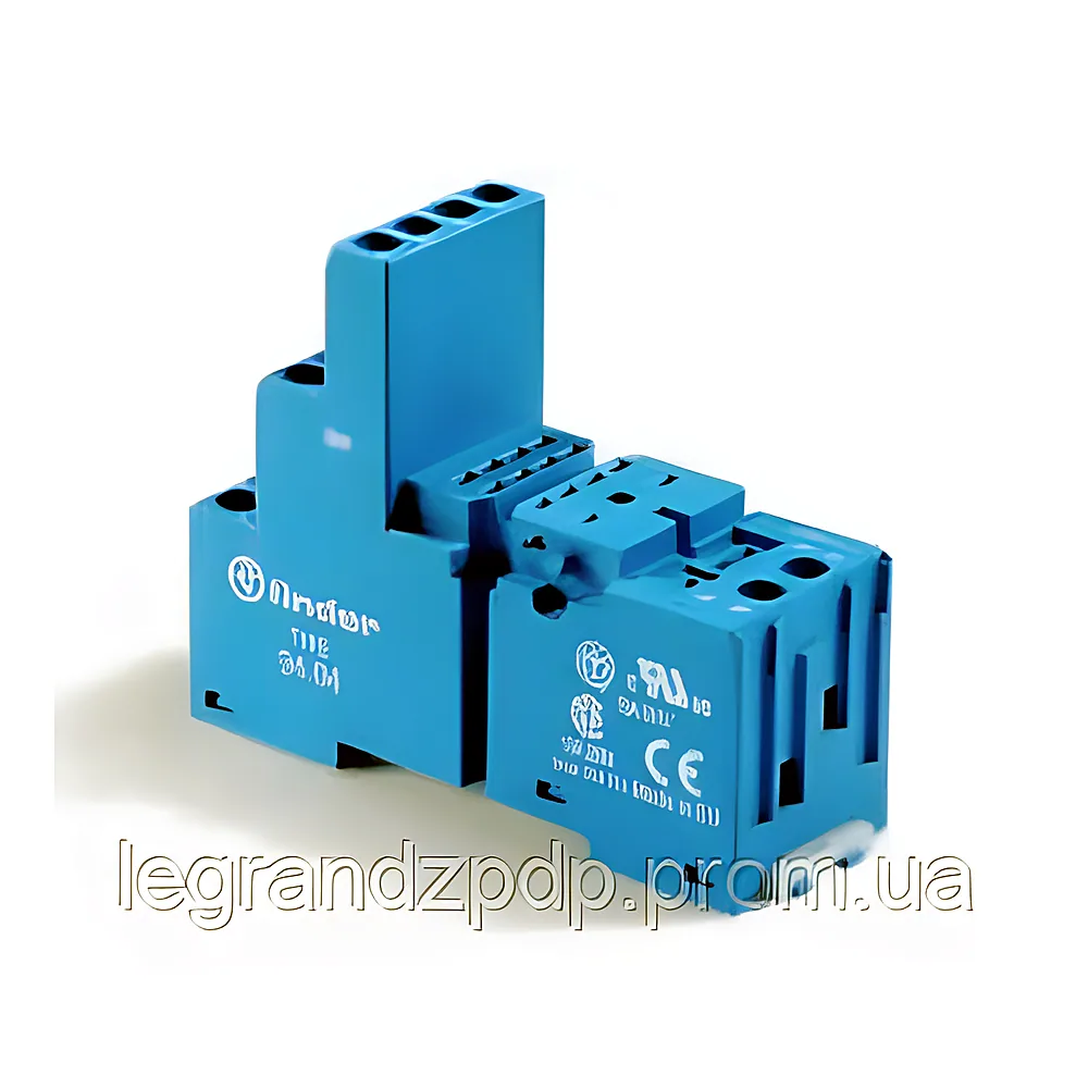 Розетка Finder 9404SMA для реле 55.32 55.34 таймер 85.02 85.04 99.02 86.30 метал 27 мм