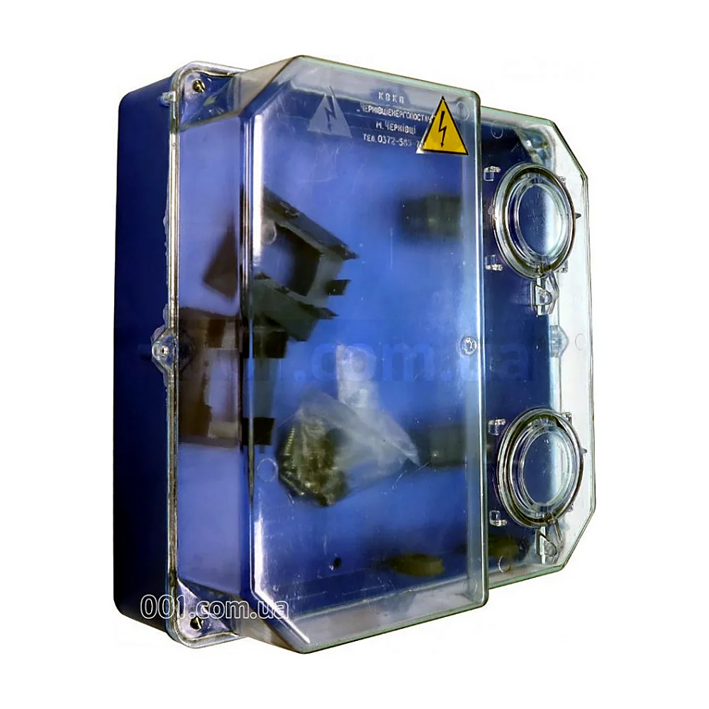 Коробка під лічильник ЕНЕРГОПОСТАЧ КДЕ-У 3ф прозора IP54 345x345x150 мм