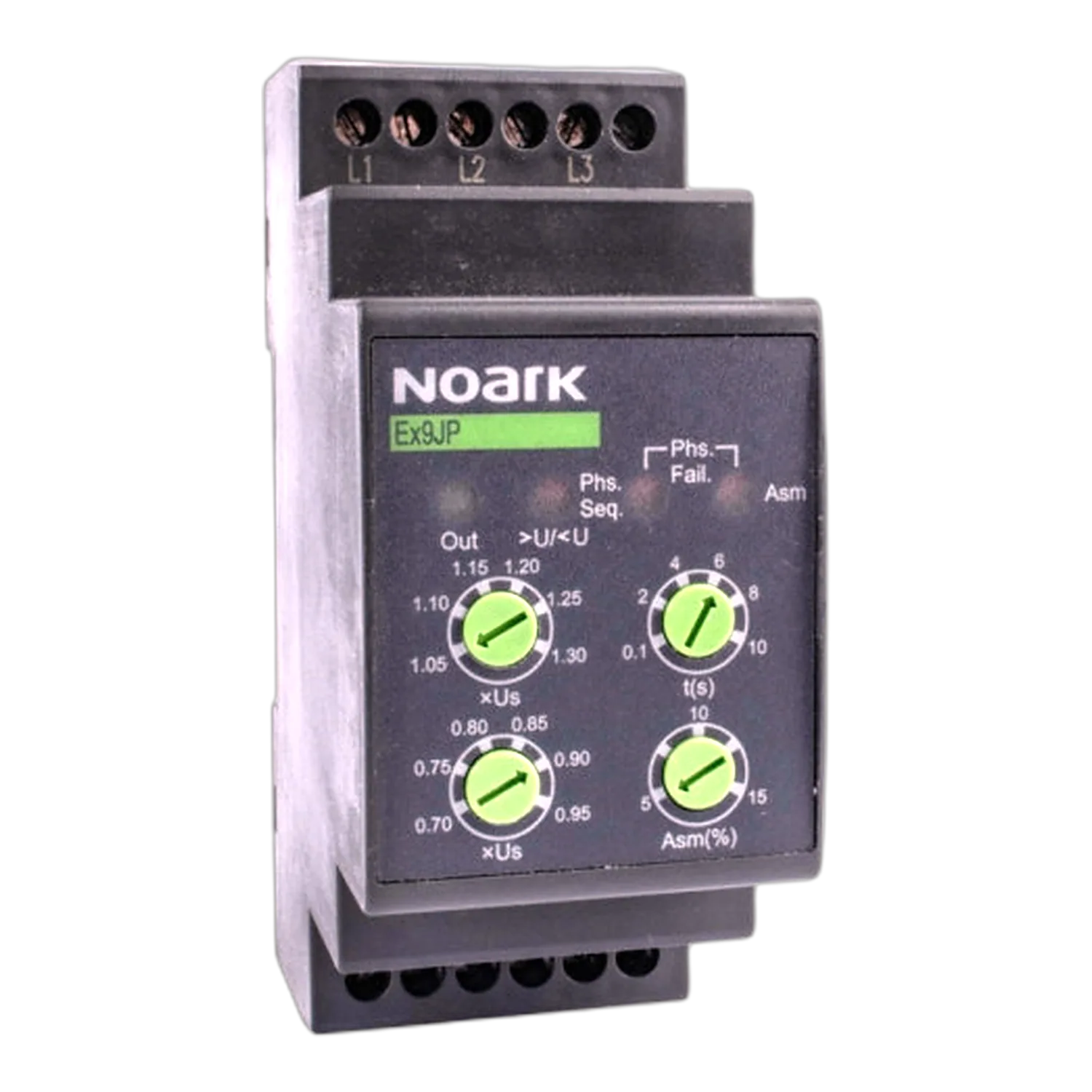 Реле контролю фаз Noark 110233 3P-3W регульований захист від низької напруги