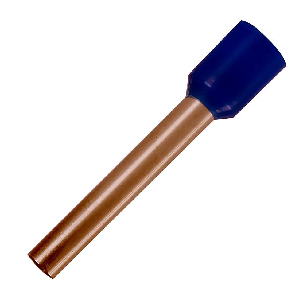 Ізольований наконечник втулковий e.terminal.stand.e2518.blue 2,5 кв.мм, синій, 100шт