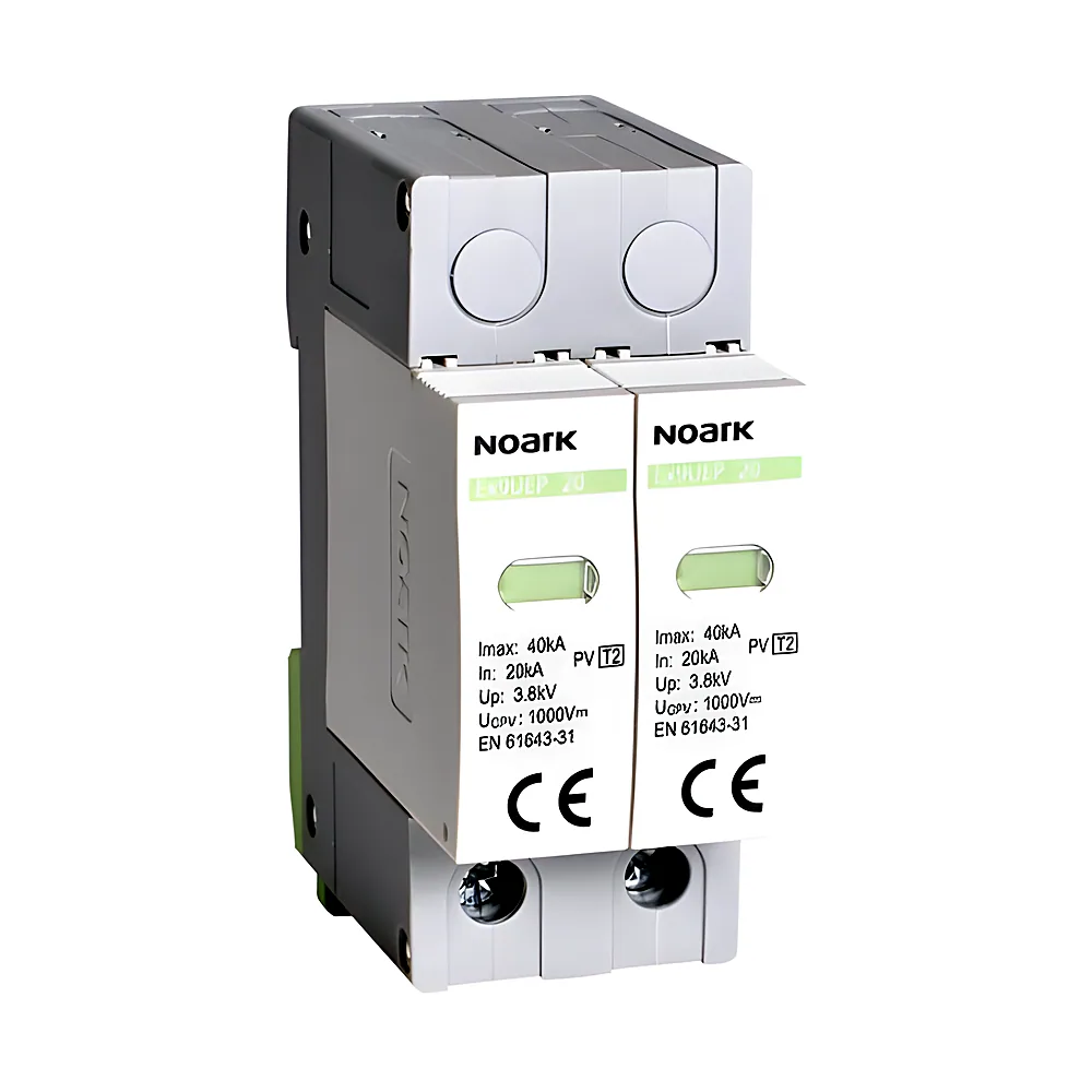 Обмежувач перенапруги Noark Ex9UEP Class II In=20kA 1000V DC 2 мод. 112904
