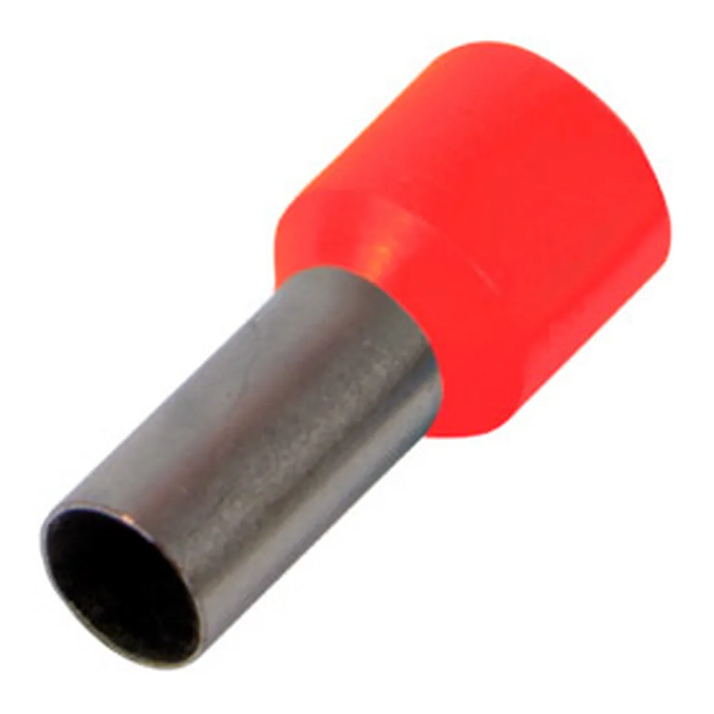 Ізольований наконечник втулковий E.NEXT e.terminal.stand.e1008.red 1,0 кв.мм червоний s3036015