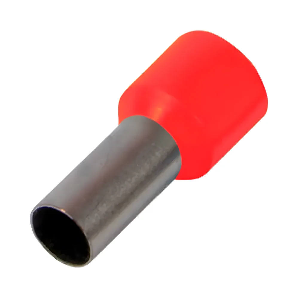 Наконечник ізольований втулковий e.terminal.stand.e1008.red 1 мм² червоний (100 шт) E.NEXT s3036015