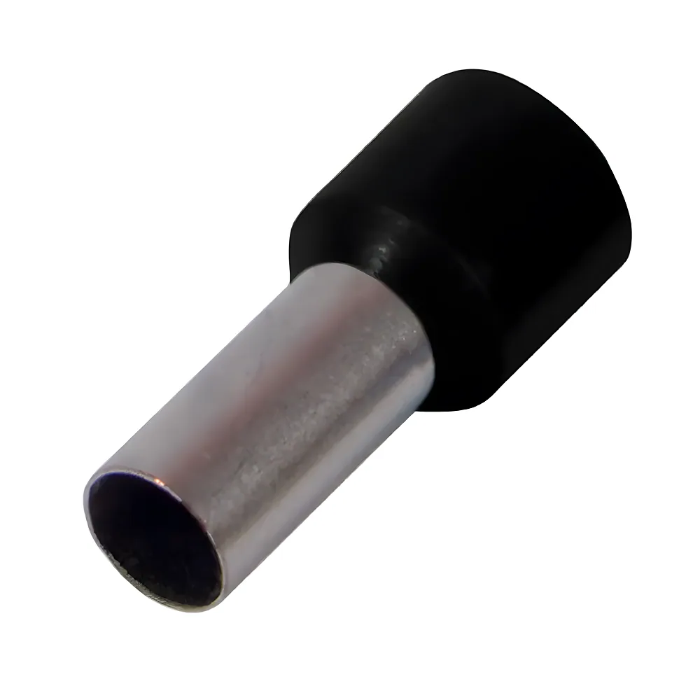 Наконечник ізольований втулковий e.terminal.stand.e1508.black 1,5 мм² чорний (100 шт) E.NEXT s3036024