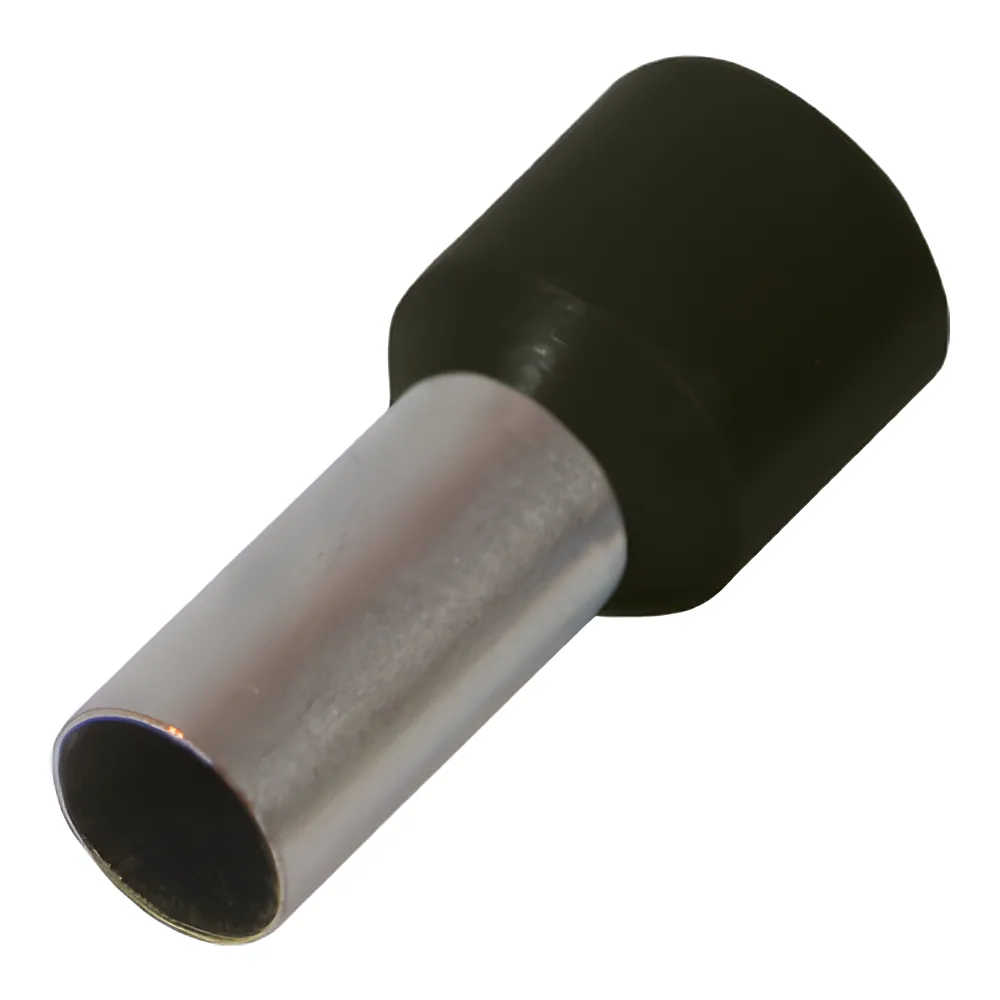 Трубчастий наконечник ізольований e.terminal.stand.e1508.black 1,5 мм² чорний (100 шт) E.NEXT s3036024