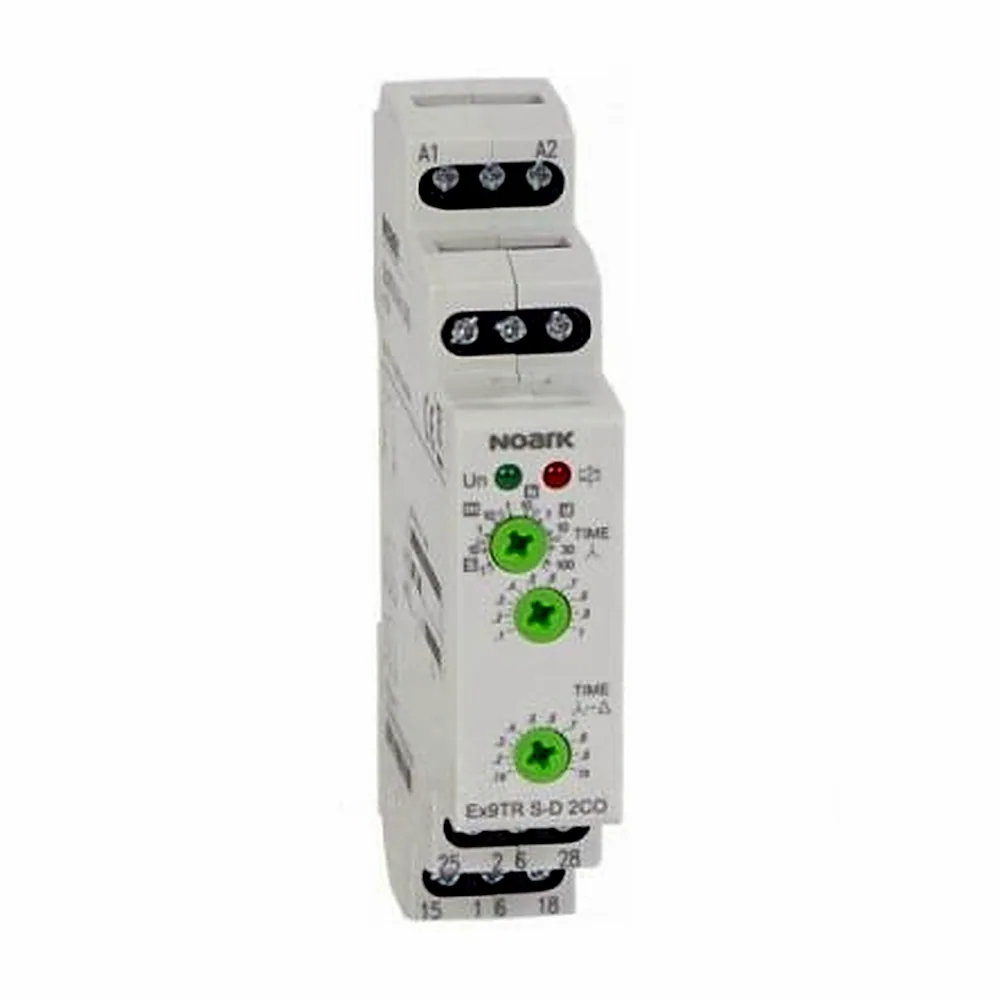 Реле часу Noark старт зірка/трикутник 2CO 16A 12-240V AC/DC 111730