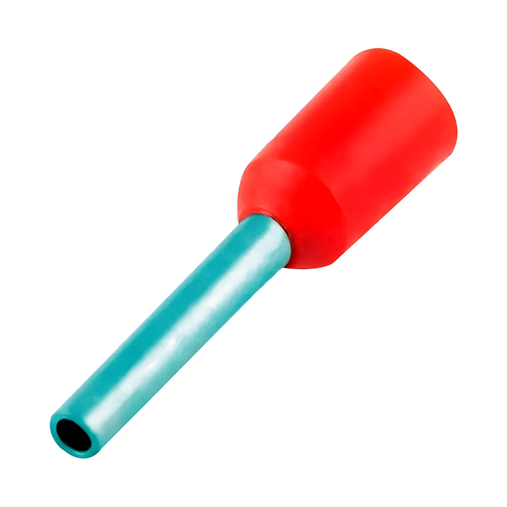 Трубчастий наконечник ізольований e.terminal.stand.e0306.red 0,25 мм² червоний (100 шт) E.NEXT s3036059