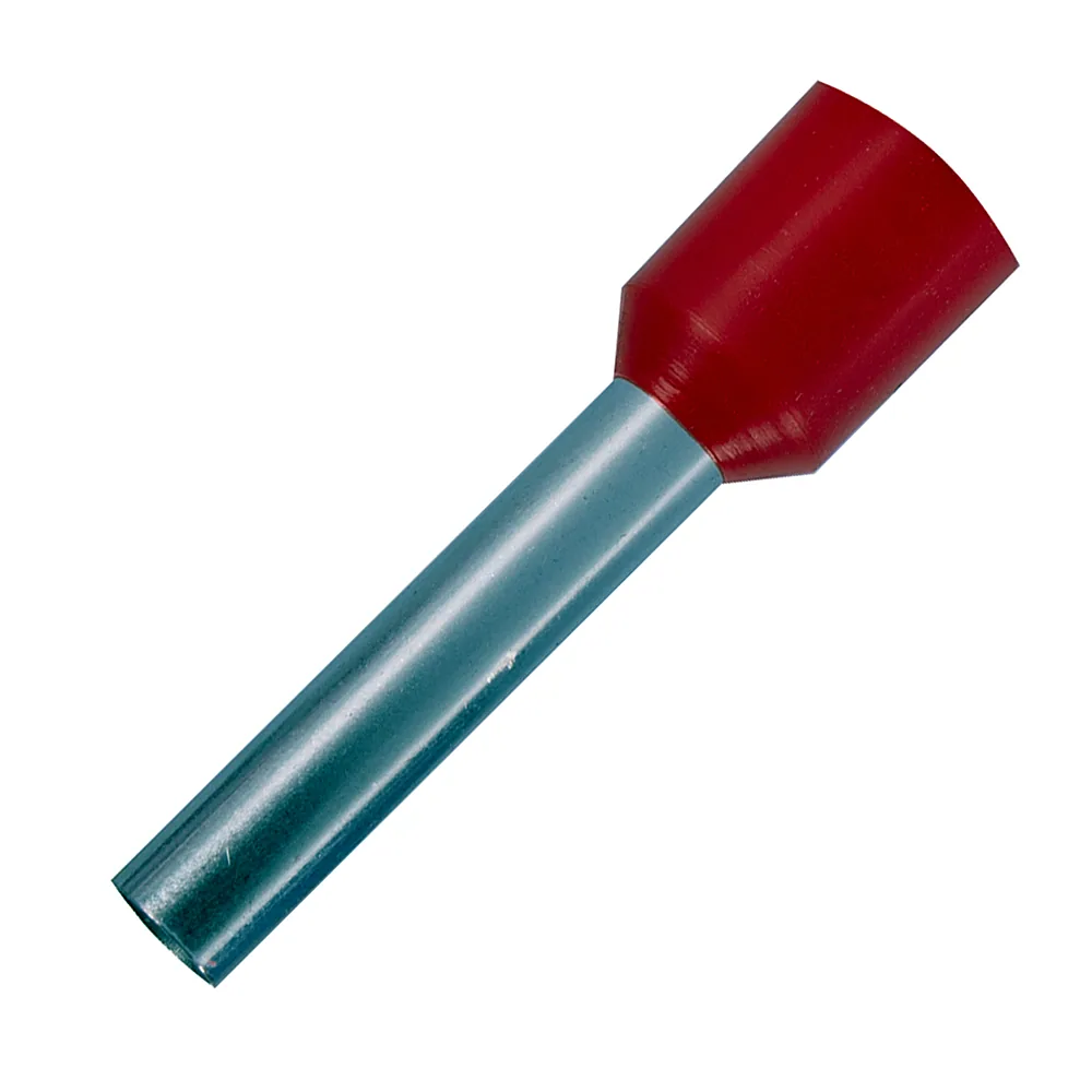 Наконечник втулковий ізольований E.NEXT e.terminal.stand.e6018.red 6,0 мм² червоний s3036064