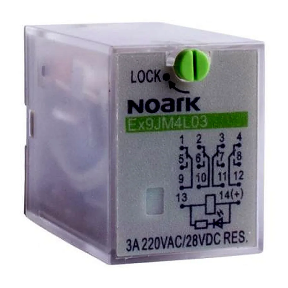 Реле Noark Ex9JM4L03 3A 24V DC 4CO 110316