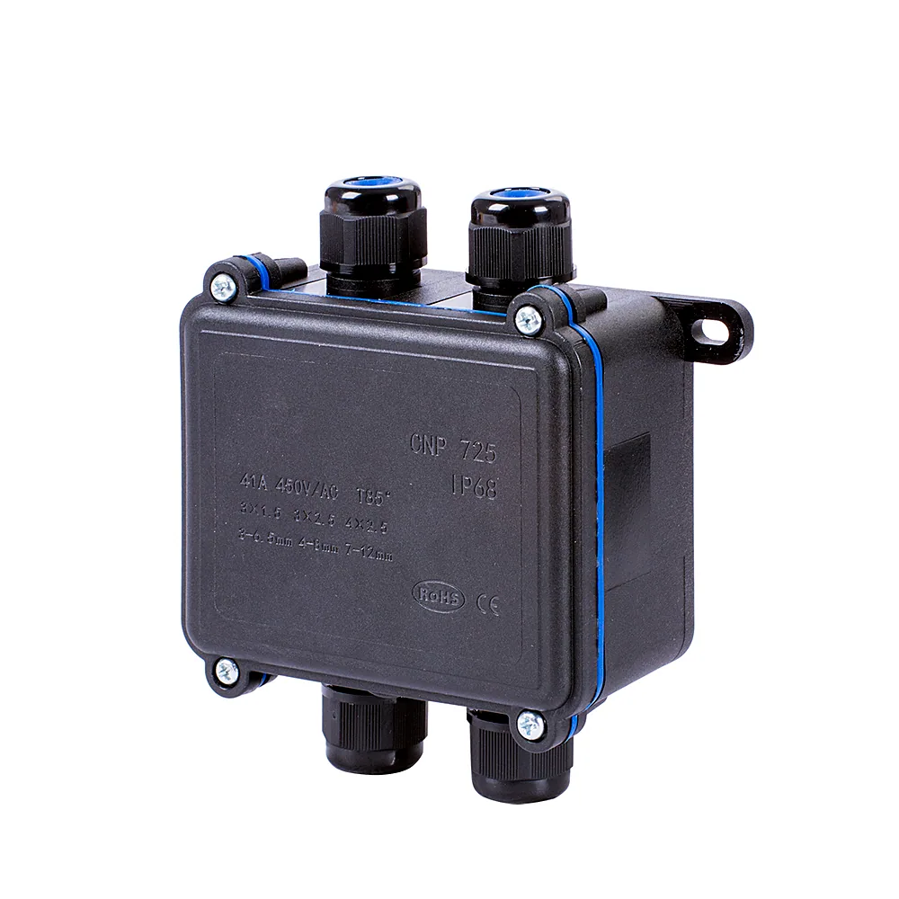 Коробка розподільча E.NEXT e.wdb.cnp723.4t.b з клемником IP68 103x96x42 мм s071002