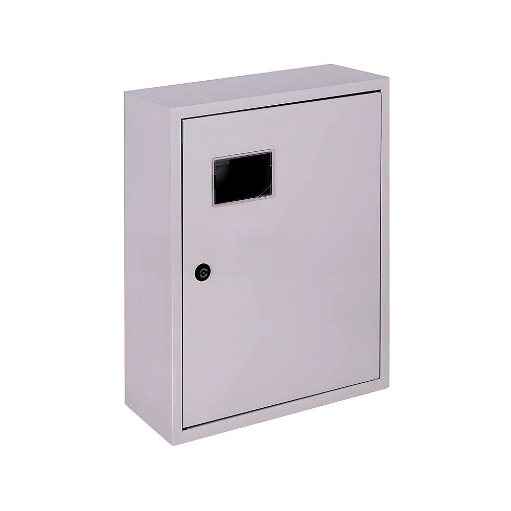 Щит обліку металевий MBOX e.mbox.pro.n.f3.27 IP31 навісний під трифазний лічильник 27 модулів E.NEXT p0100223