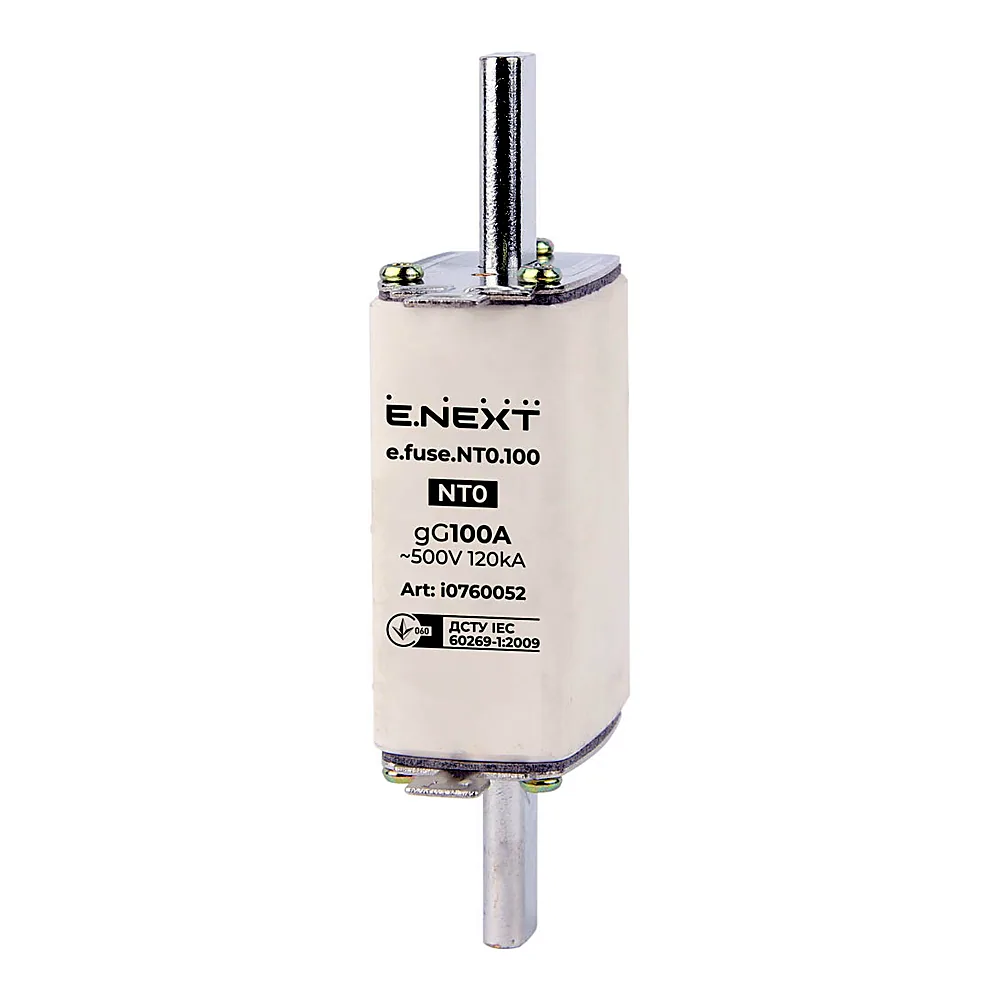 Плавка вставка запобіжника E.NEXT e.fuse.NT0 100А i0760052