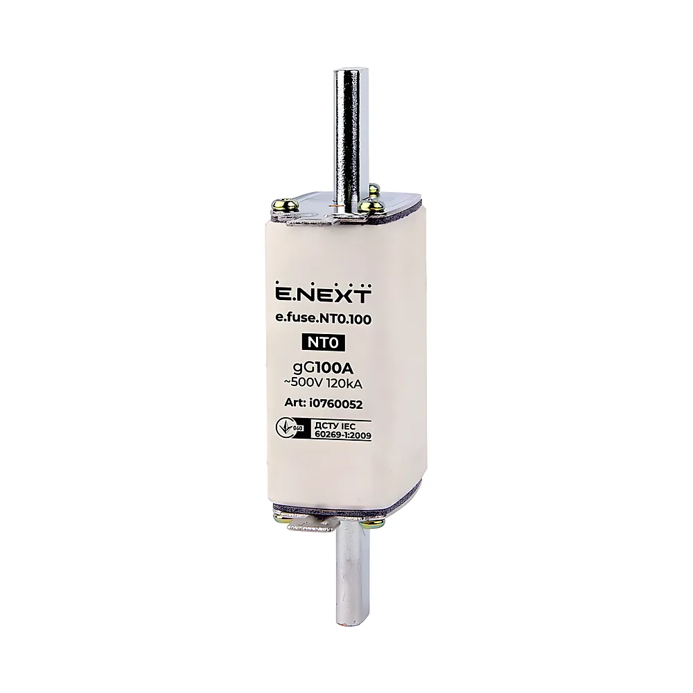 Плавка вставка запобіжника e.fuse.NT0 100 А E.NEXT i0760052