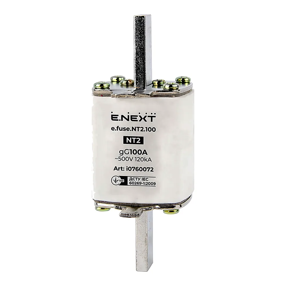 Запобіжник плавкий e.fuse.NT2.100 габарит 2 100 А E.NEXT i0760072