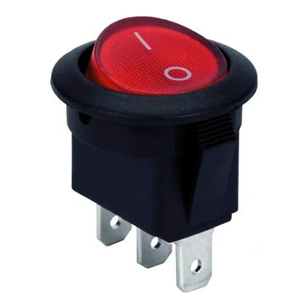 Перемикач клавішний E.NEXT e.switch.key.01 3 pin з індикацією s2040001