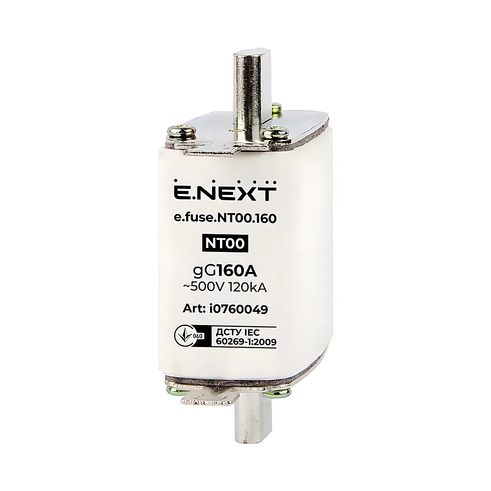 Запобіжник плавкий e.fuse.NT00.160 габарит 00 160 А E.NEXT i0760049