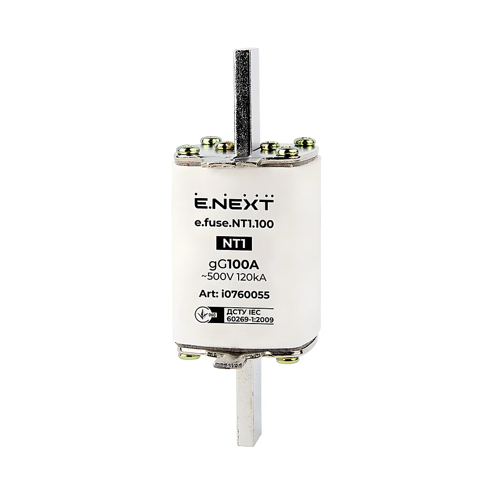 Запобіжник плавкий e.fuse.NT1.100 габарит 1 100 А E.NEXT i0760055
