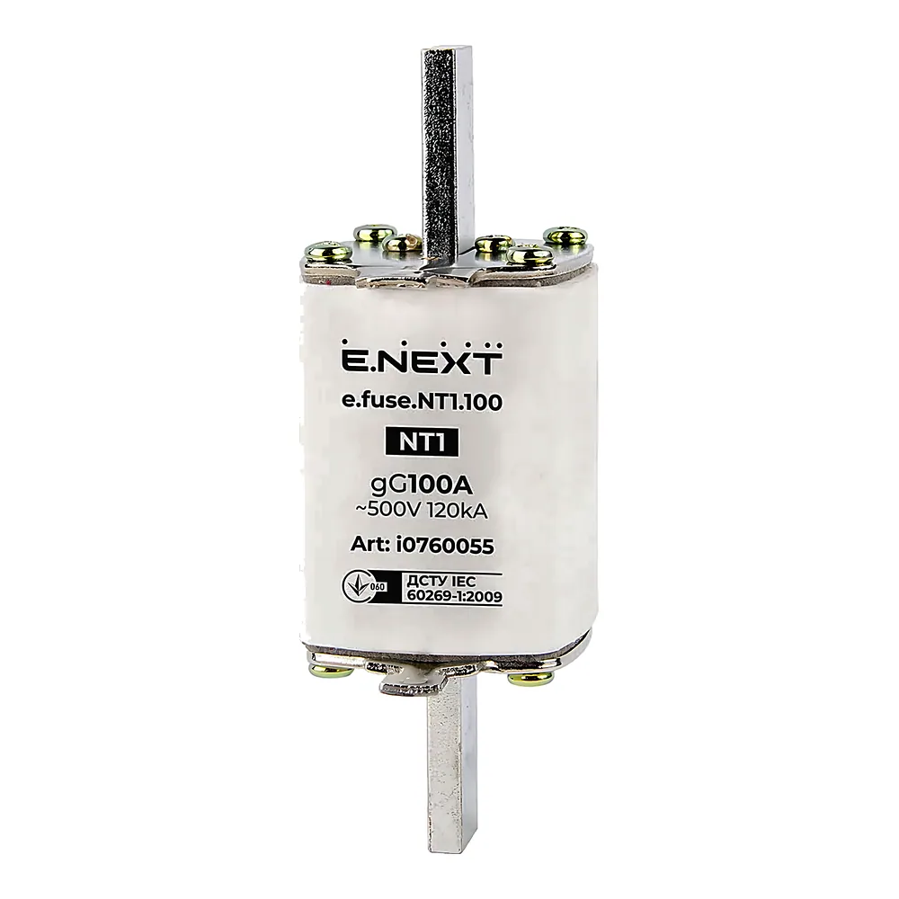 Запобіжник плавкий e.fuse.NT1.100 габарит 1 100 А E.NEXT i0760055
