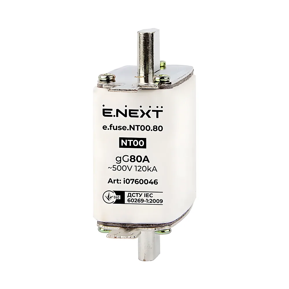 Запобіжник плавкий e.fuse.NT00.80 00 80 А E.NEXT i0760046